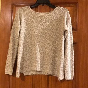 Oatmeal textured sweater size s/m